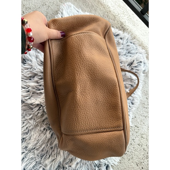 Prada 100% Authentic Light Brown Leather Shoulder Bag - Picture 7 of 12